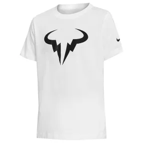 Nike Boys Rafa Tee - White/Black Detachable Thermal Insulation