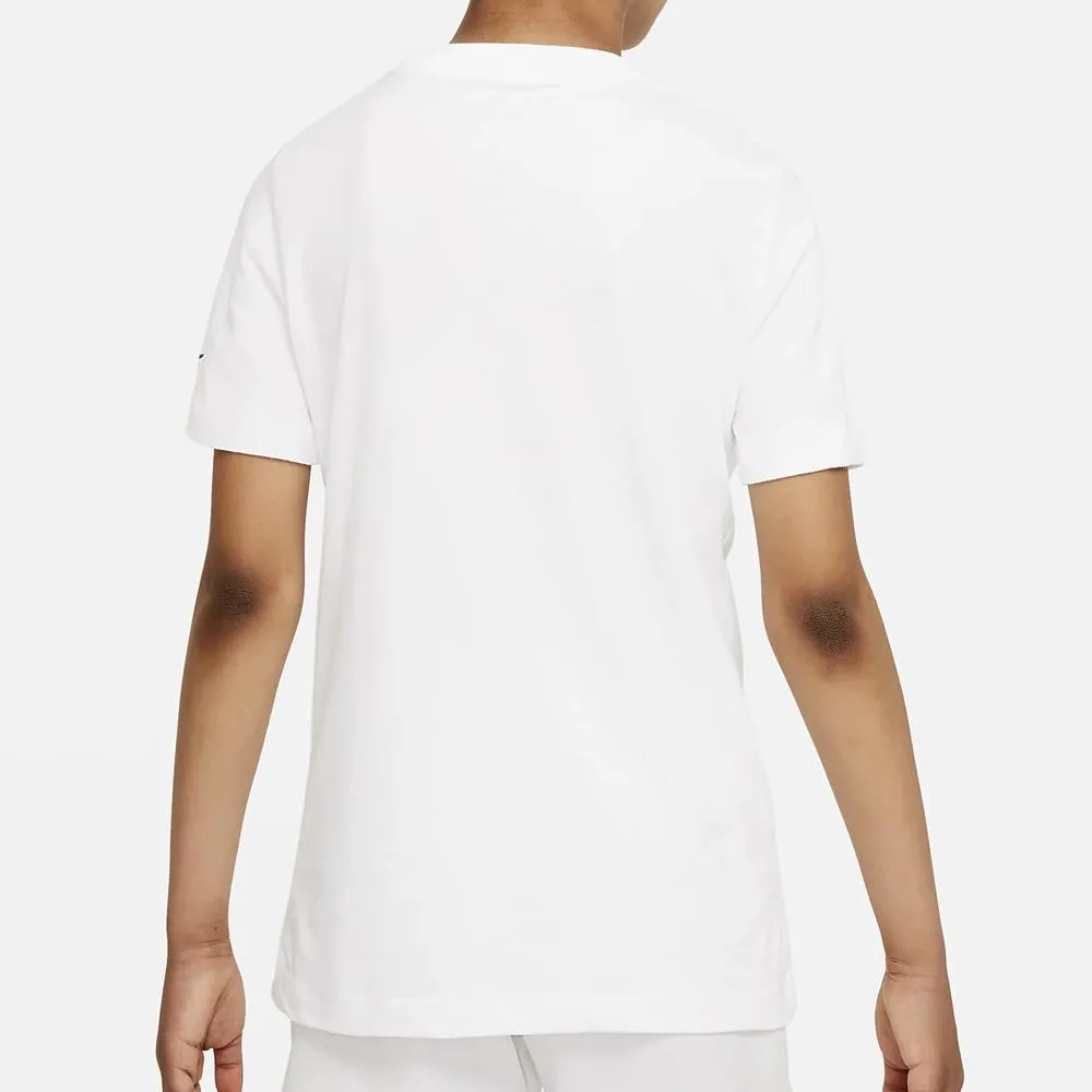 Nike Boys Rafa Tee - White/Black Double-Layered