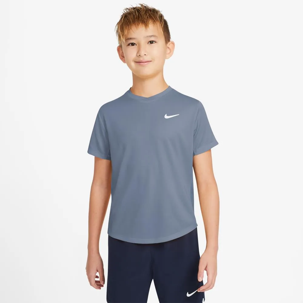 Nike Boys Victory Short Sleeve - Ashen Slate Removable parts