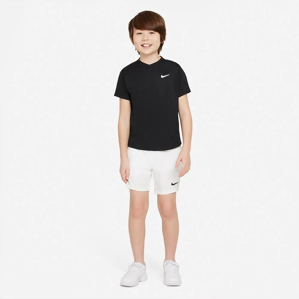 Nike Boys Victory Short Sleeve - Black Flared-Leg