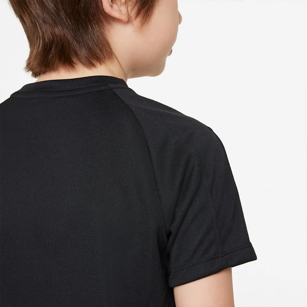 Nike Boys Victory Short Sleeve - Black Fur Trim