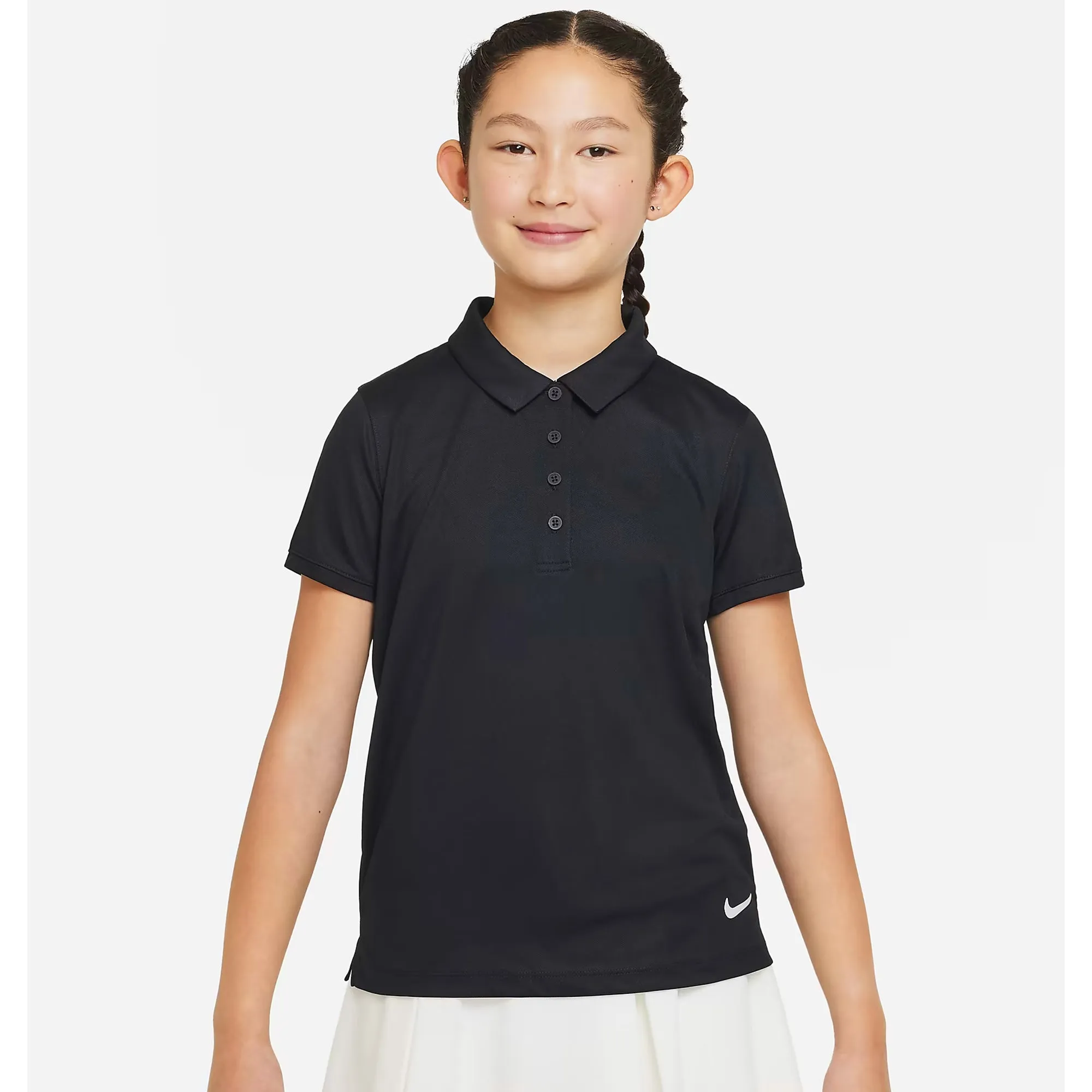 Nike Girls Victory DriFit Polo - Black Casual Wear