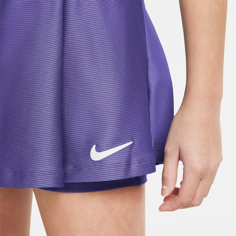 Sweatproof Easy Care Nike Girls Victory Flouncy Skirt - Dark Iris