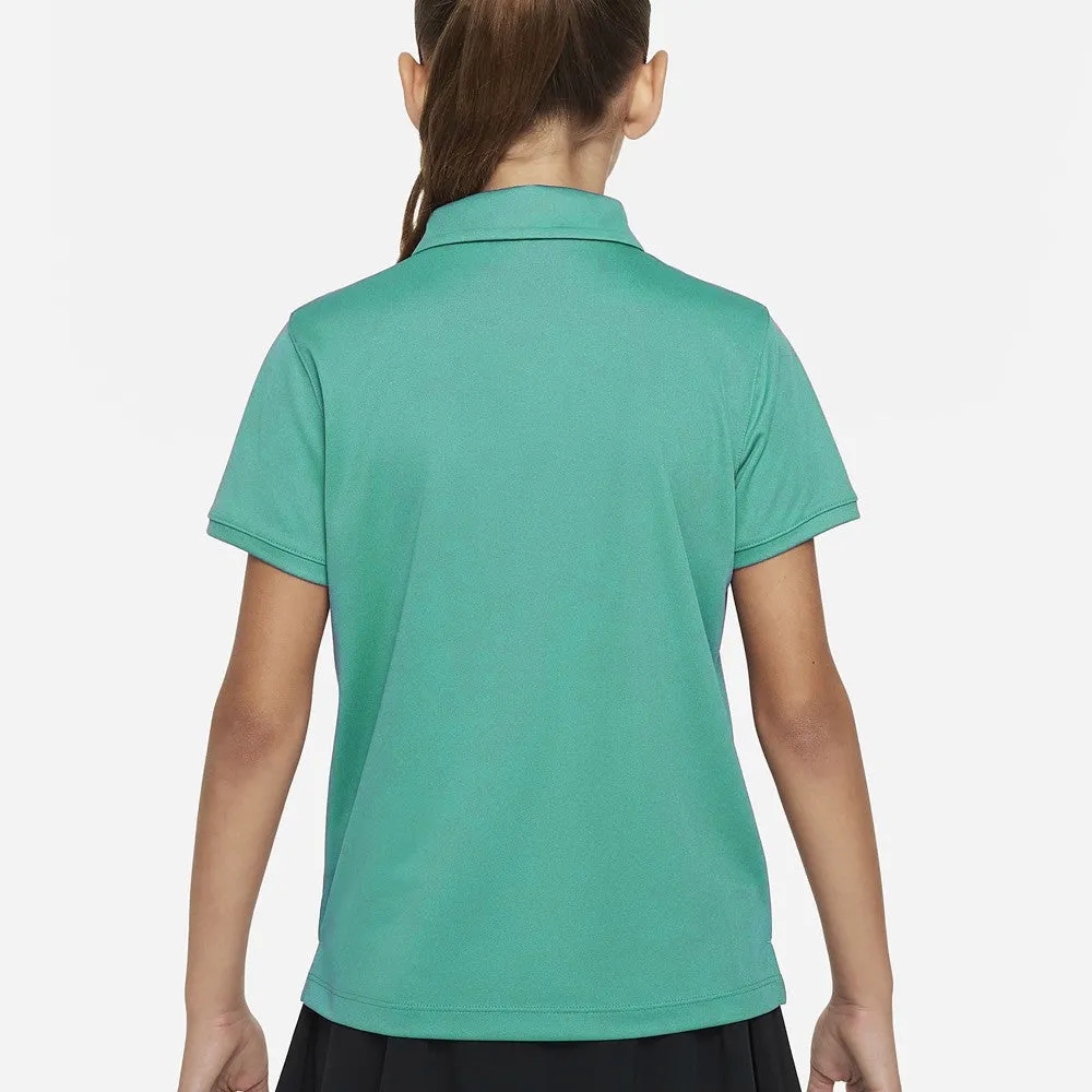 Well - Made Nike Girls Victory Polo - Washed Teal