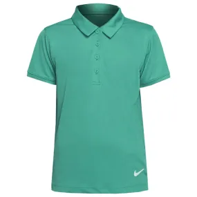 Nike Girls Victory Polo - Washed Teal Straight-leg