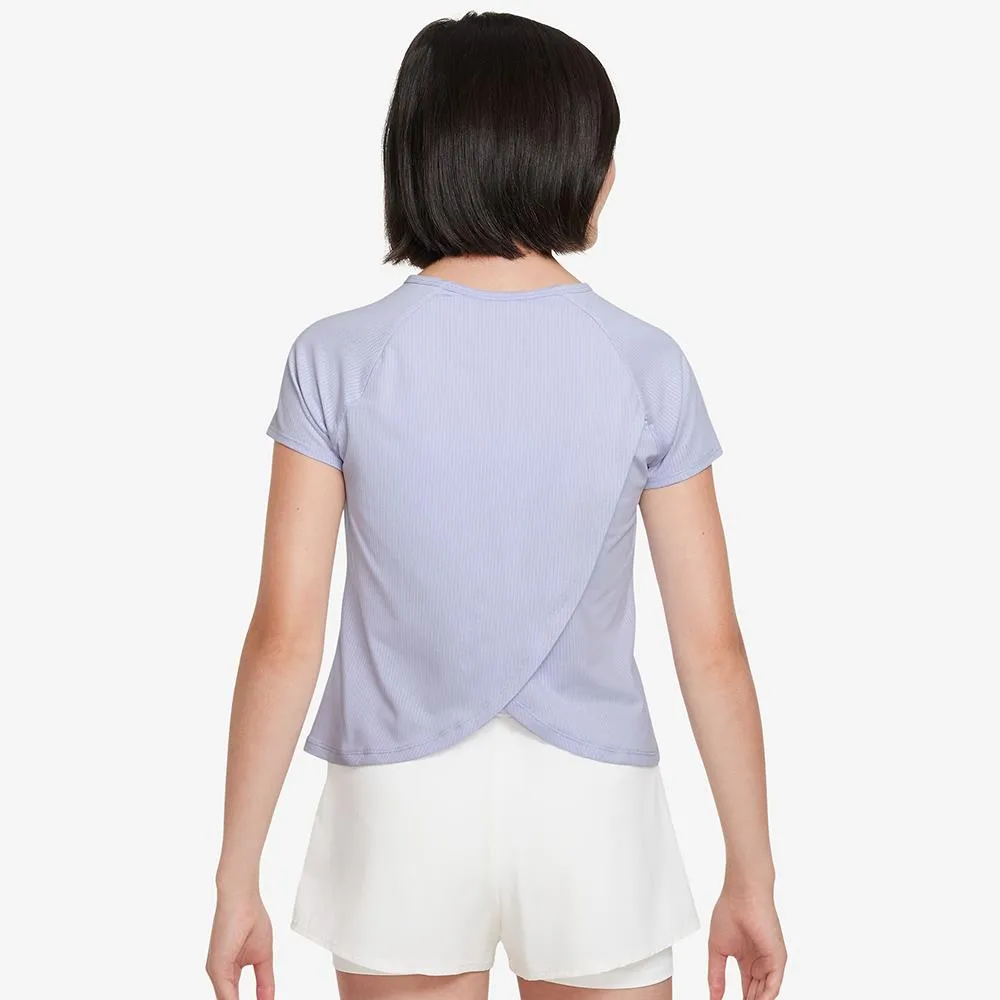 Color fastness Nike Girls Victory Short Sleeve - Oxygen Purple