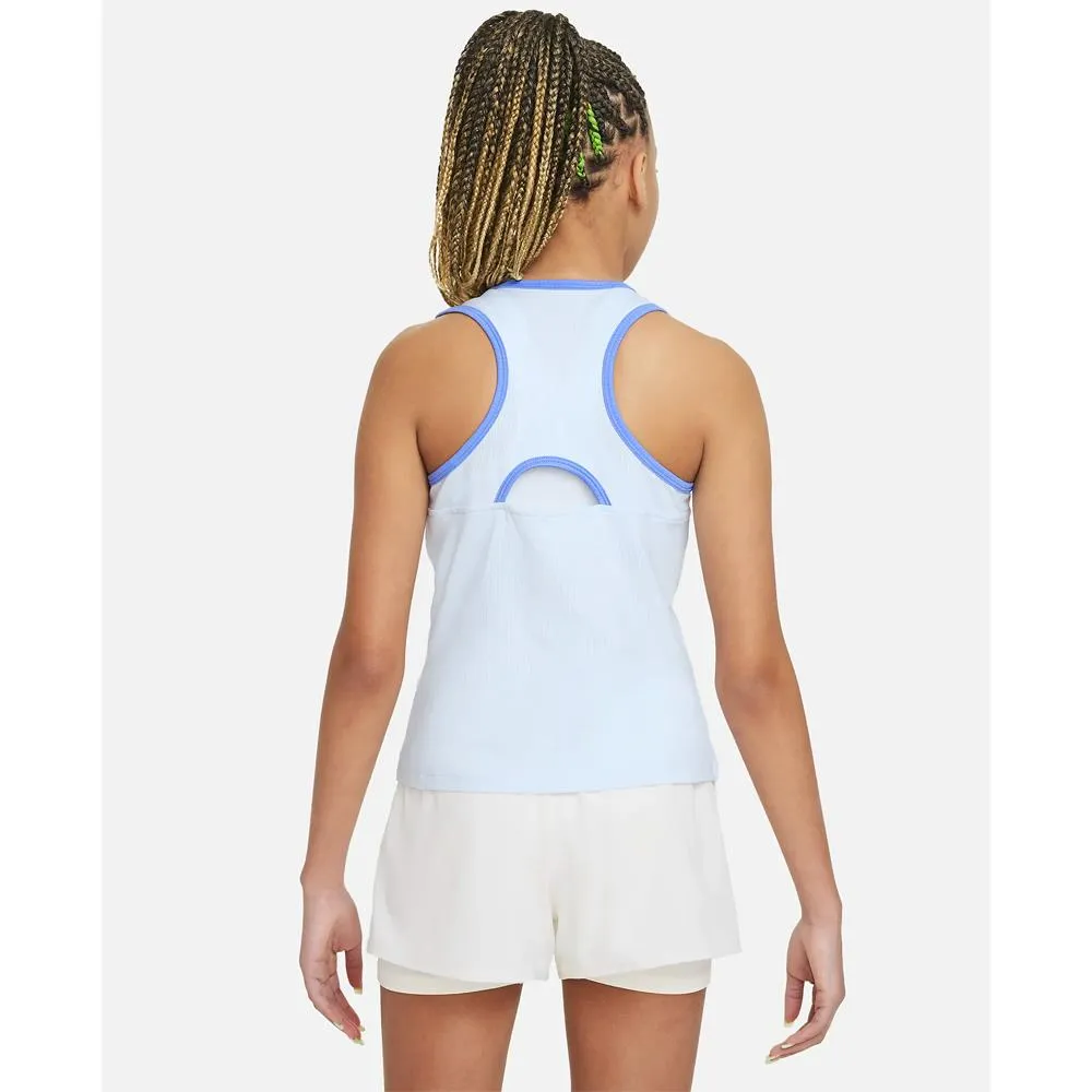 elastic waistband Nike Girls Victory Tank - Blue Tint/Polar