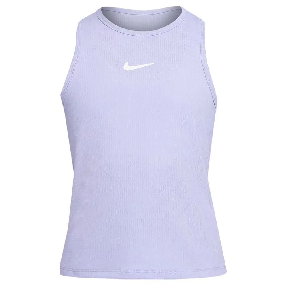 Nike Girls Victory Tank - Light Thistle Layered Look Tapered Legs