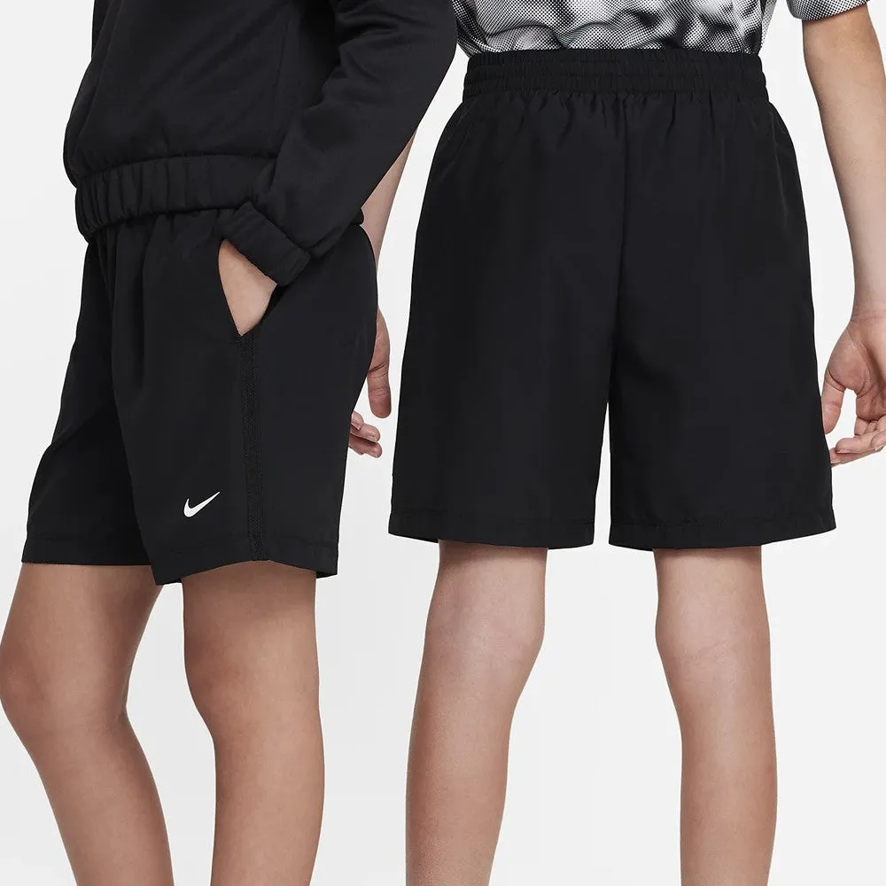 Long - sleeve Stretch waistband Nike Junior Multi Woven Short - Black