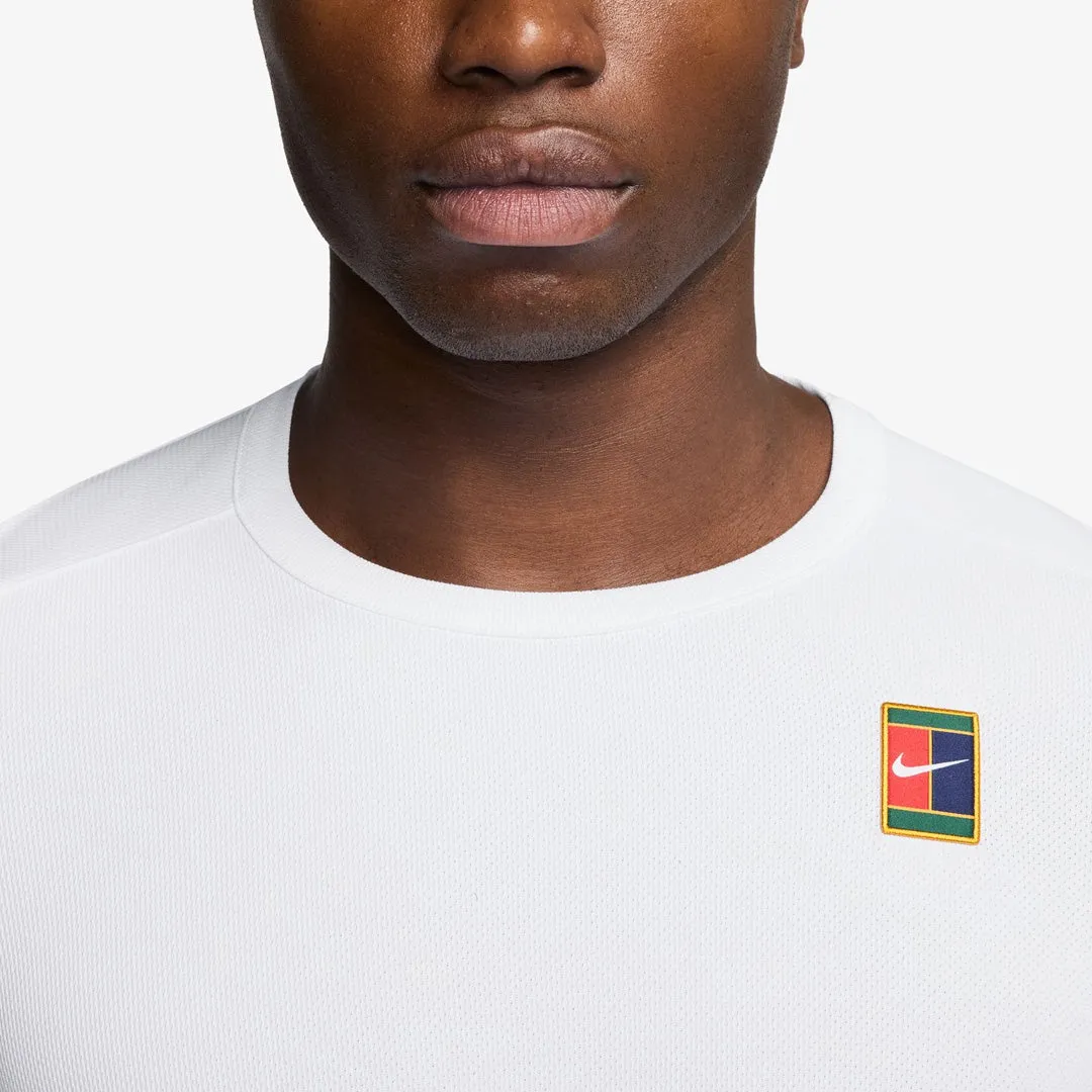 Nature Base QuickDrying Material Nike Men's Slam London Crew - White Cold Shield