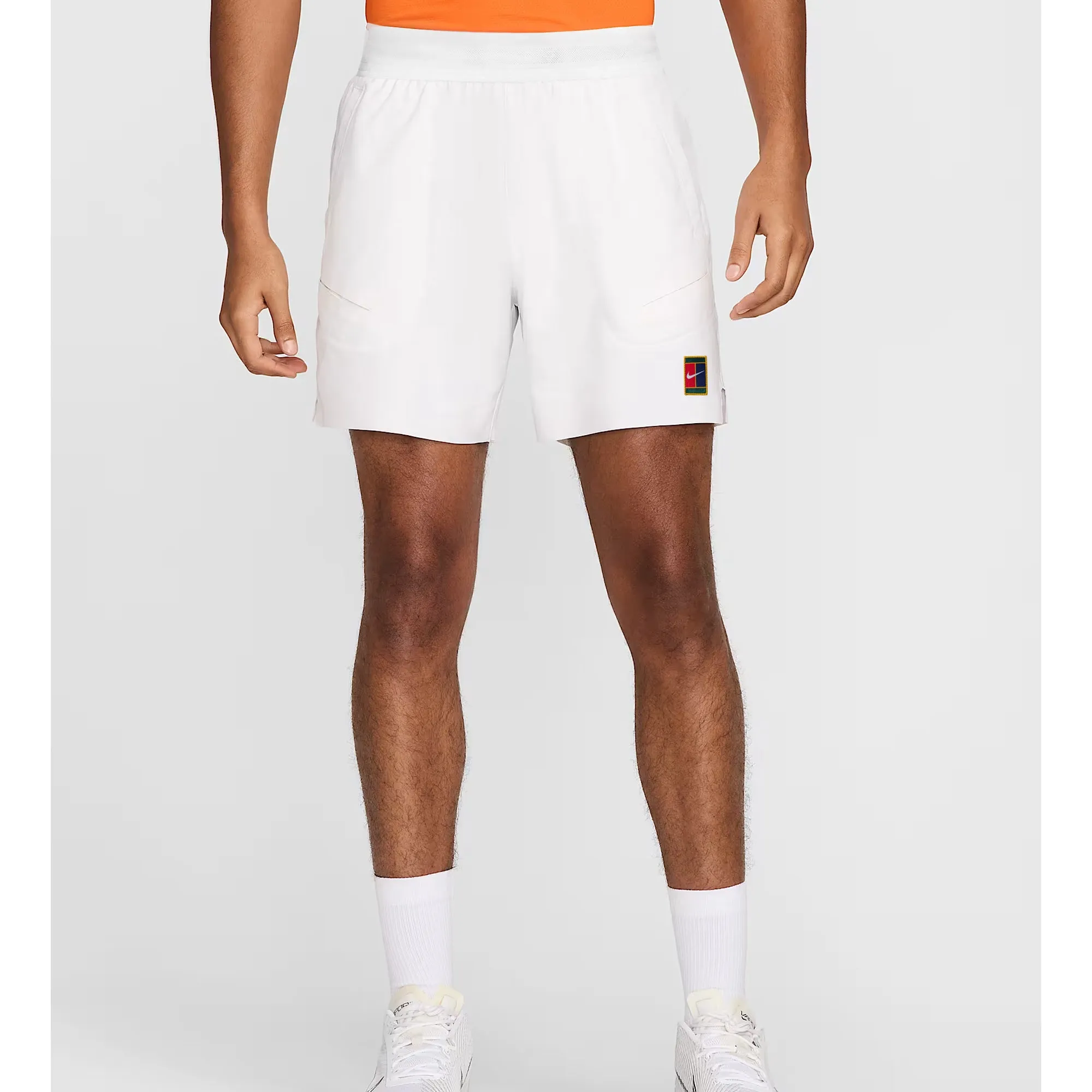 Mountain Cool Nike Men's Slam London Short - White HeatRegulatingTechnology