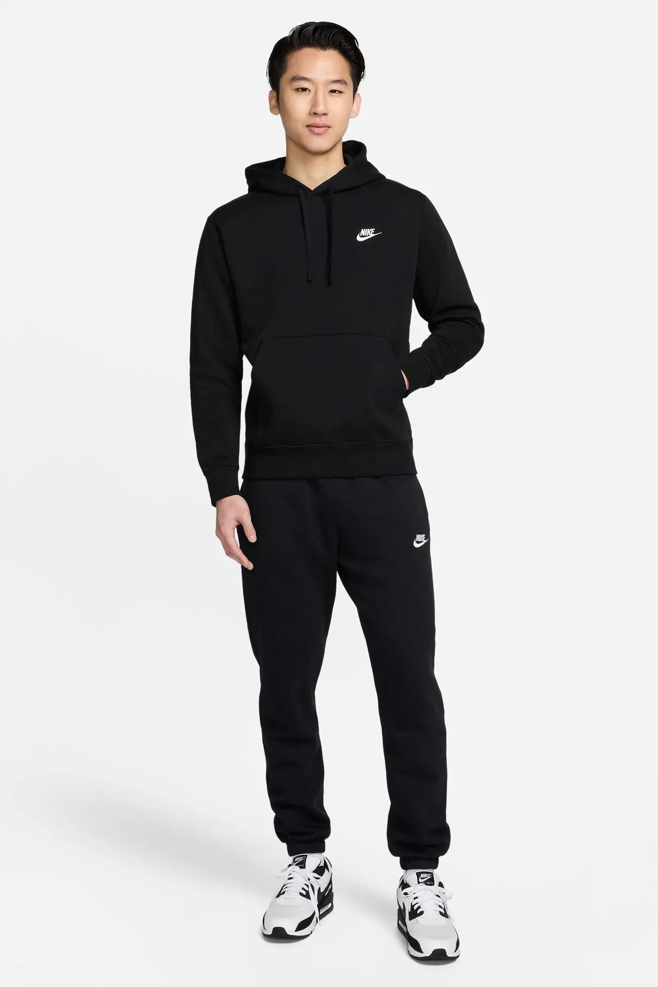 Style Staple Nike Sportswear Club Pullover Hoodie Black