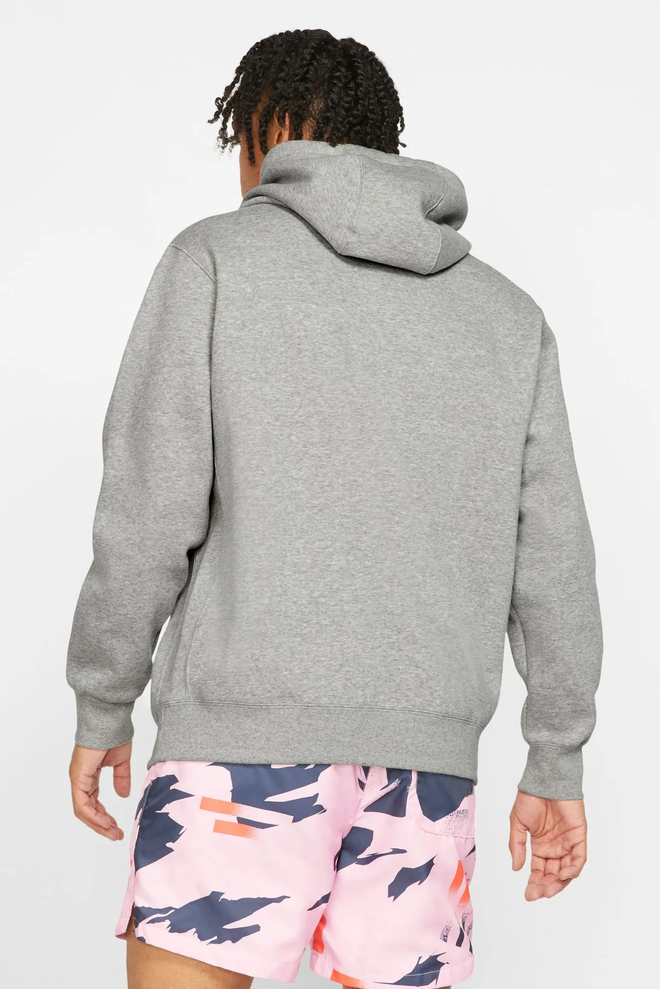 Nike Sportswear Club Pullover Hoodie Dark Grey Heather On The Go Cold Days