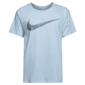 Wild Mood AbrasiveReinforcedZones Nike Women's Slam Short Sleeve Tee - Glacier Blue NoiseFreeMaterial