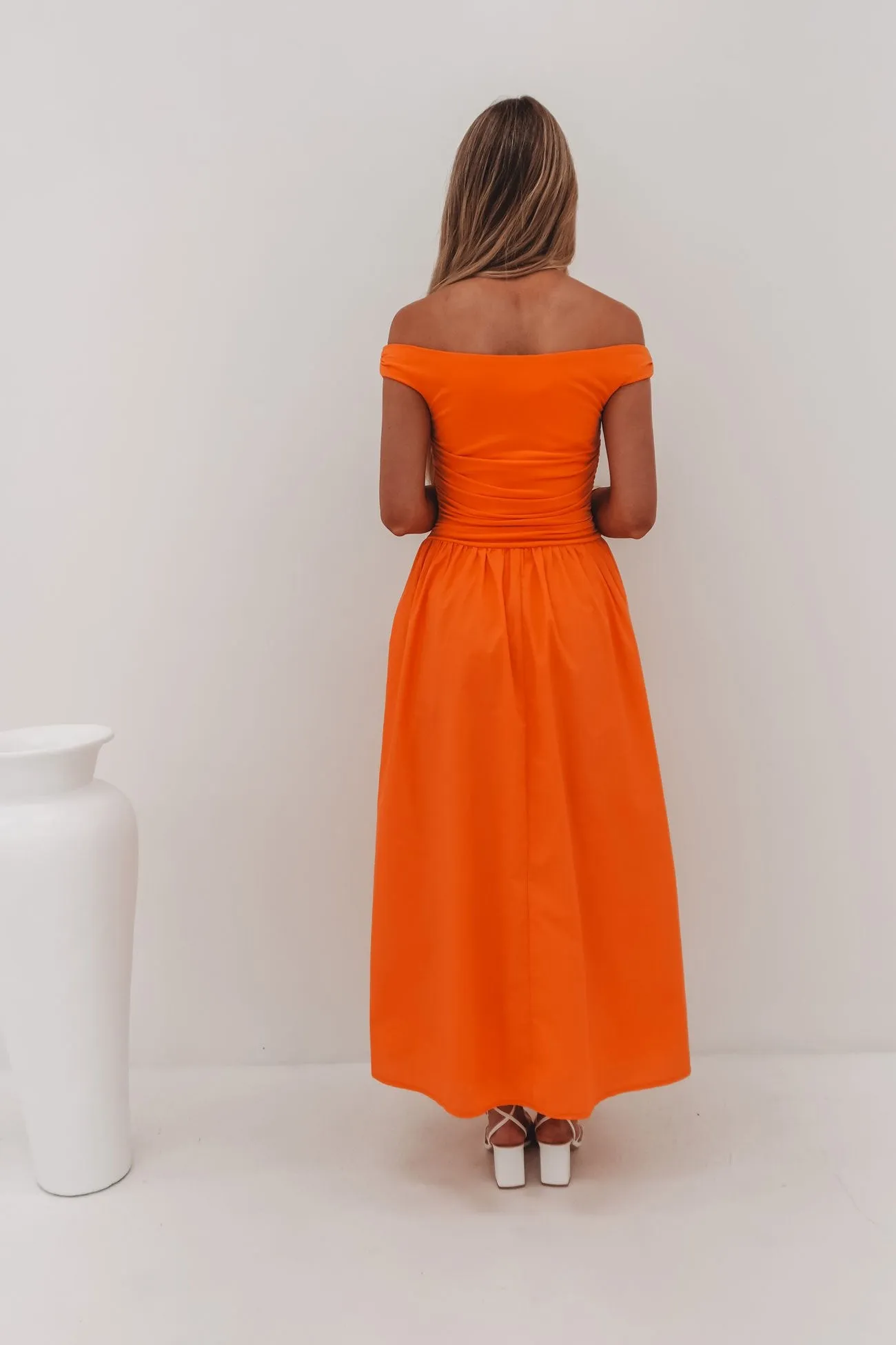 Romance Soul Niko Maxi Dress Orange