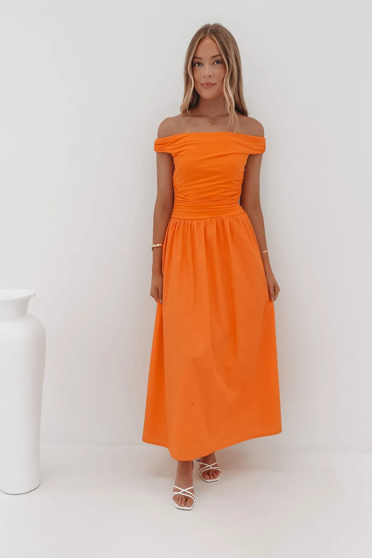 Simple Chic Niko Maxi Dress Orange