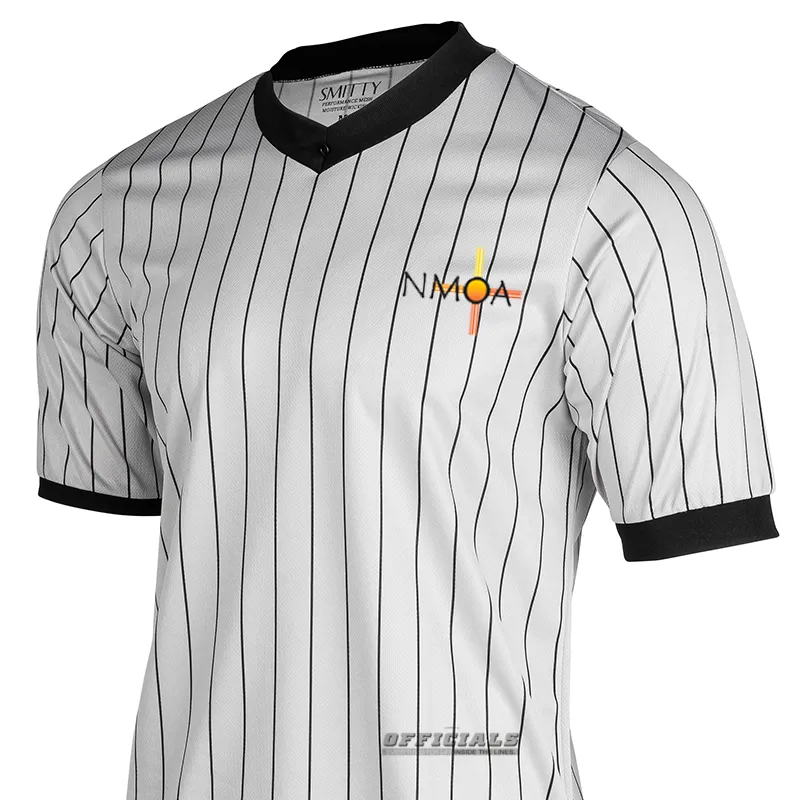 NMOA LOGO Dye Sublimated Wrestling Grey V-Neck Casual Wear