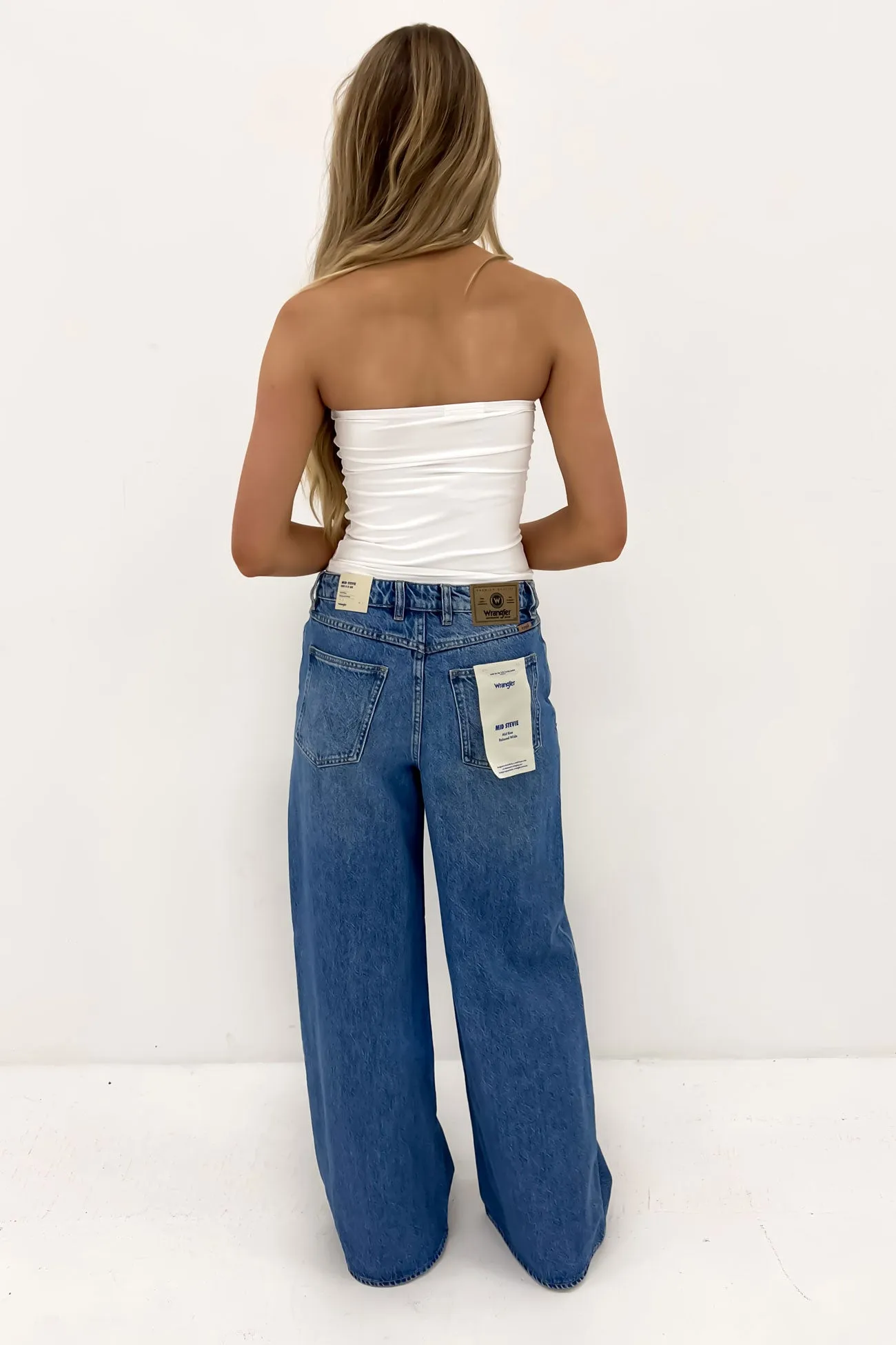 Picnic Style Textured Relaxed Aesthetic Mid Stevie Jean Hackney Blue