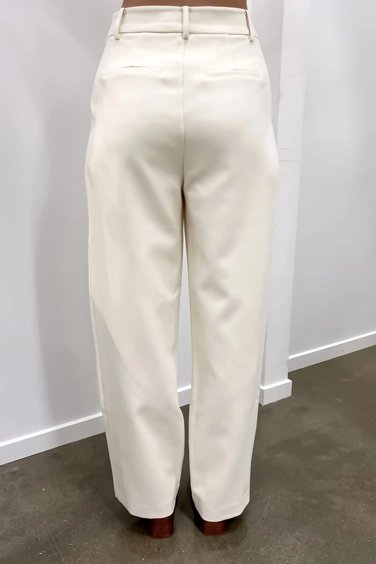 Gia Pant Vintage White Breathable Comfort Fashion Staple