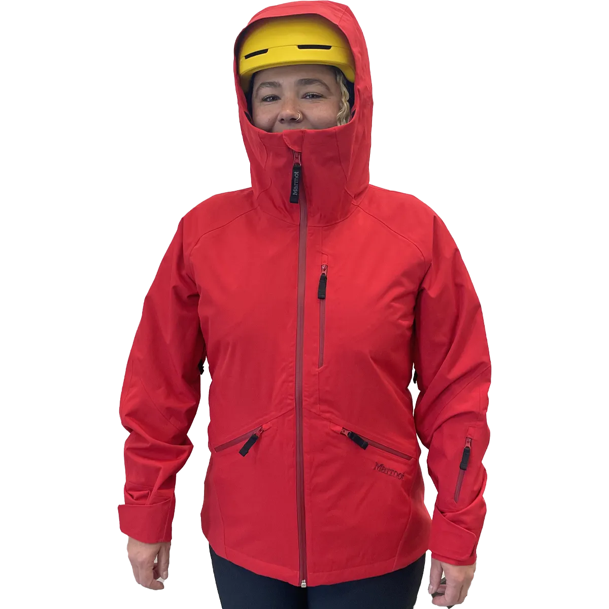 Snap Closures Convertible Collar Style Women's Ski Instructor Jacket