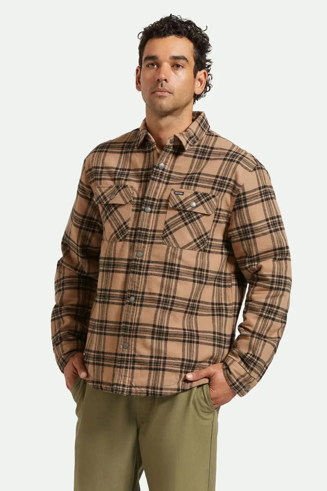 Bowery Quilted Flannel Woodsmoke Black Weekend Style Winter Essentials