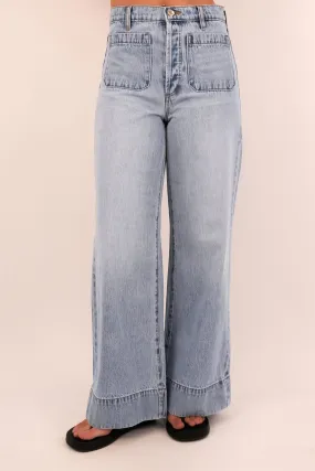 Relaxed Sailor Jean Long Breezy Blue Smooth Road Trip
