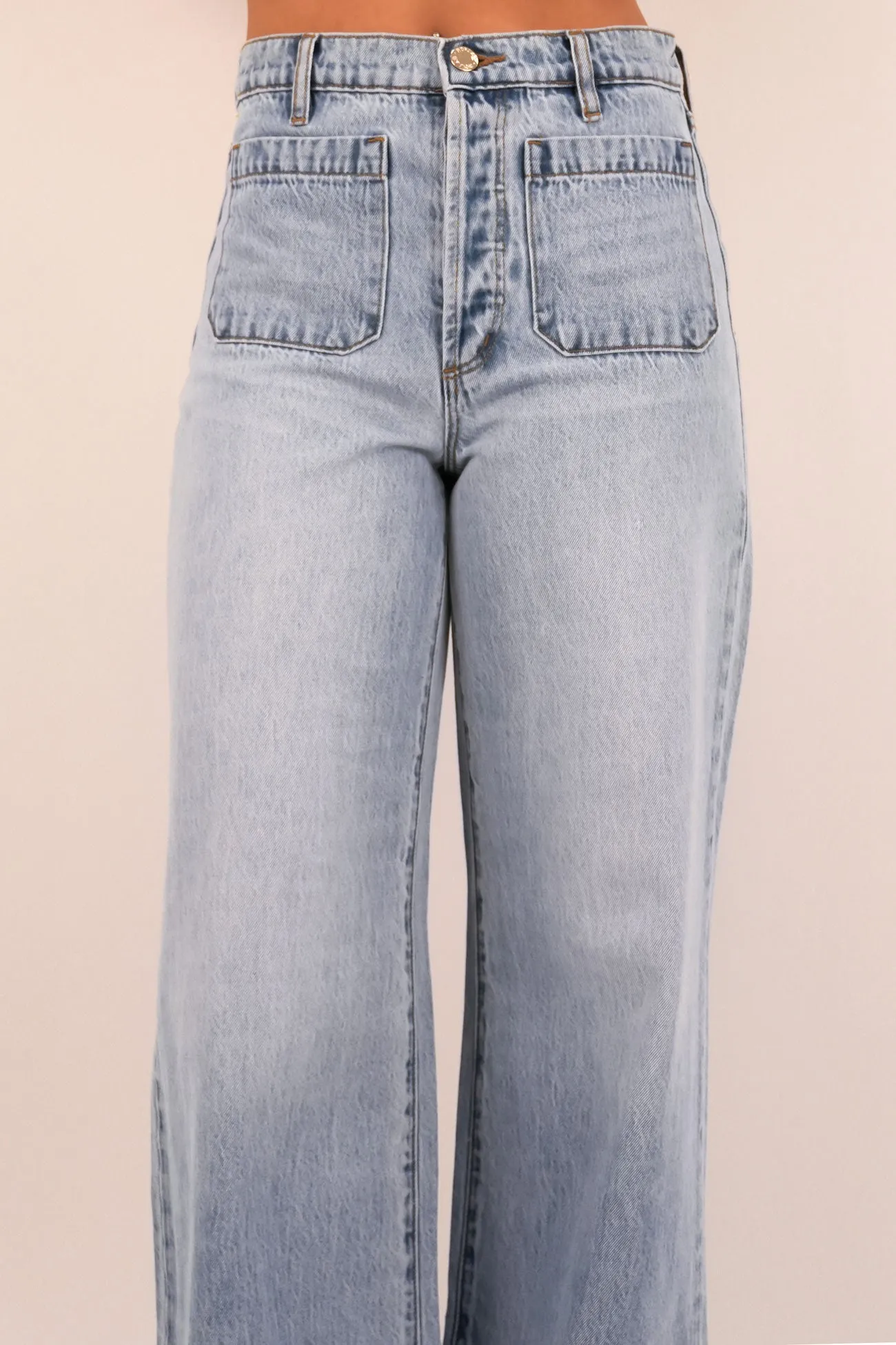 Smooth Style Fit For Daily Relaxed Sailor Jean Long Breezy Blue
