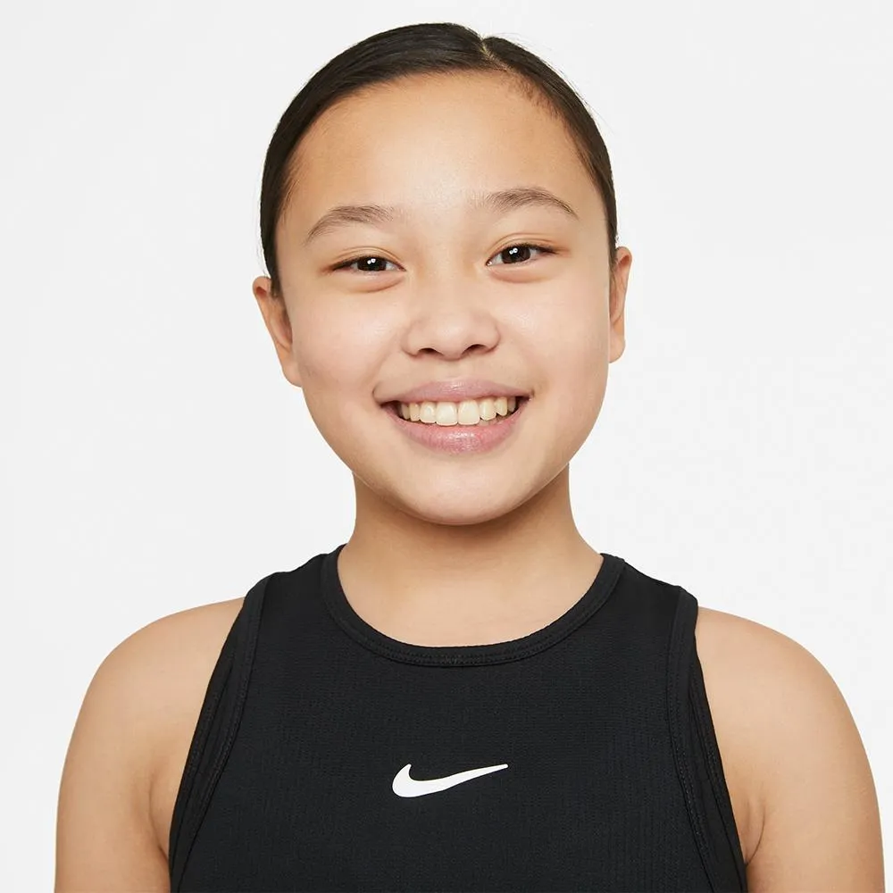 Designer Nike Girls Victory Tank - Black/White