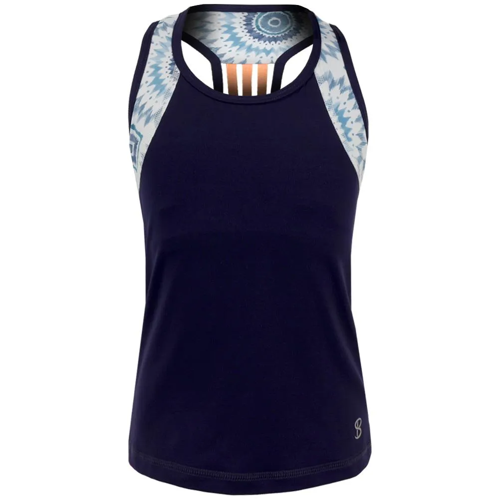 Sofibella Girls Sorrento Tank - Navy Well-Tailored Classic Style