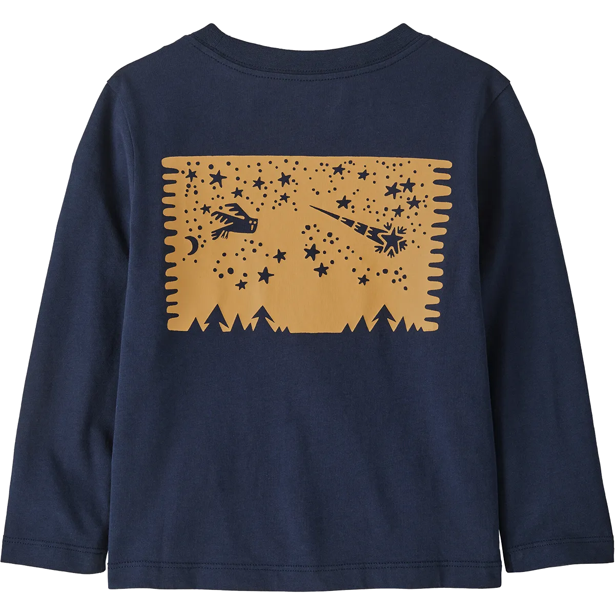 Youth Long Sleeve Graphic T-Shirt DoubleStitchedHem VentilatedBackPanel