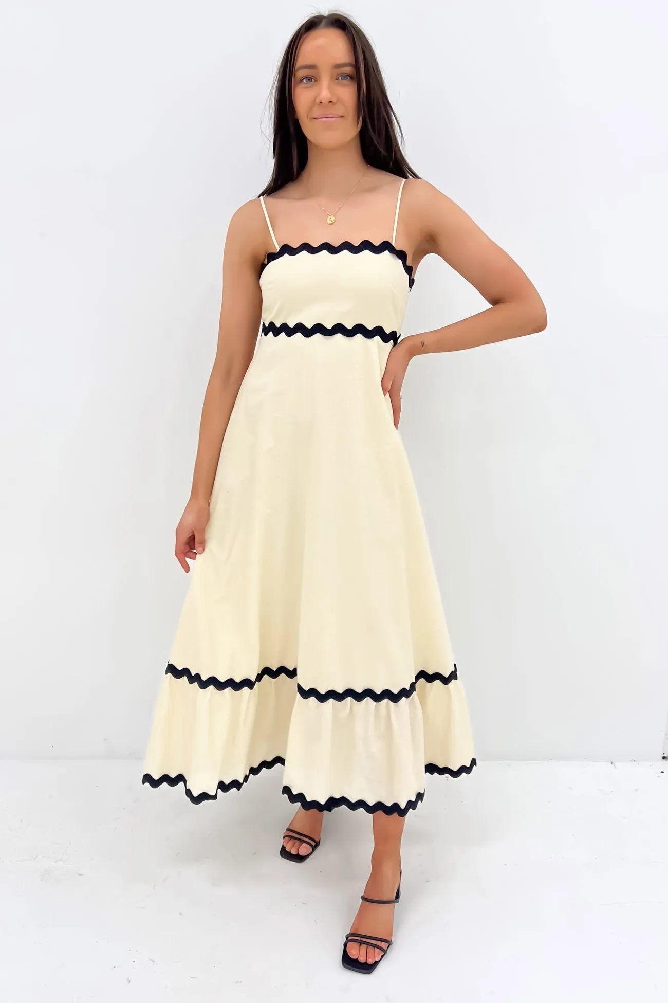 Lounge Texture Norah Maxi Dress Beige