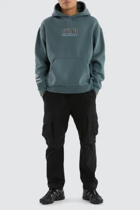 Non Restrictive Tailoring Notary Relaxed Hoodie Pigment Stormy Weather