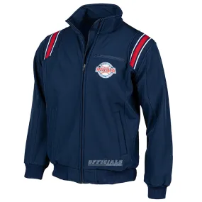 Stretch Panels Double Stitched Seams NSBUA Logo Thermal Fleece Umpire Jacket