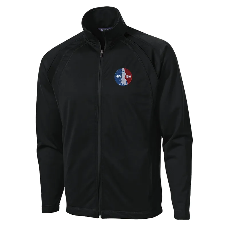 NWBA Logo Referee Jacket Smooth Zipper Action