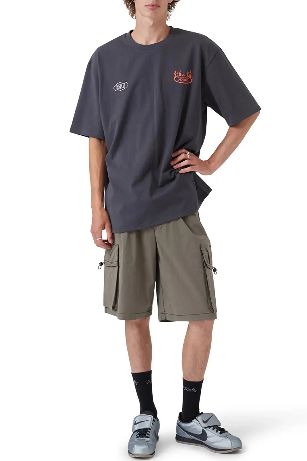 Modern Smart Soft Material NWO Tee Washed Black