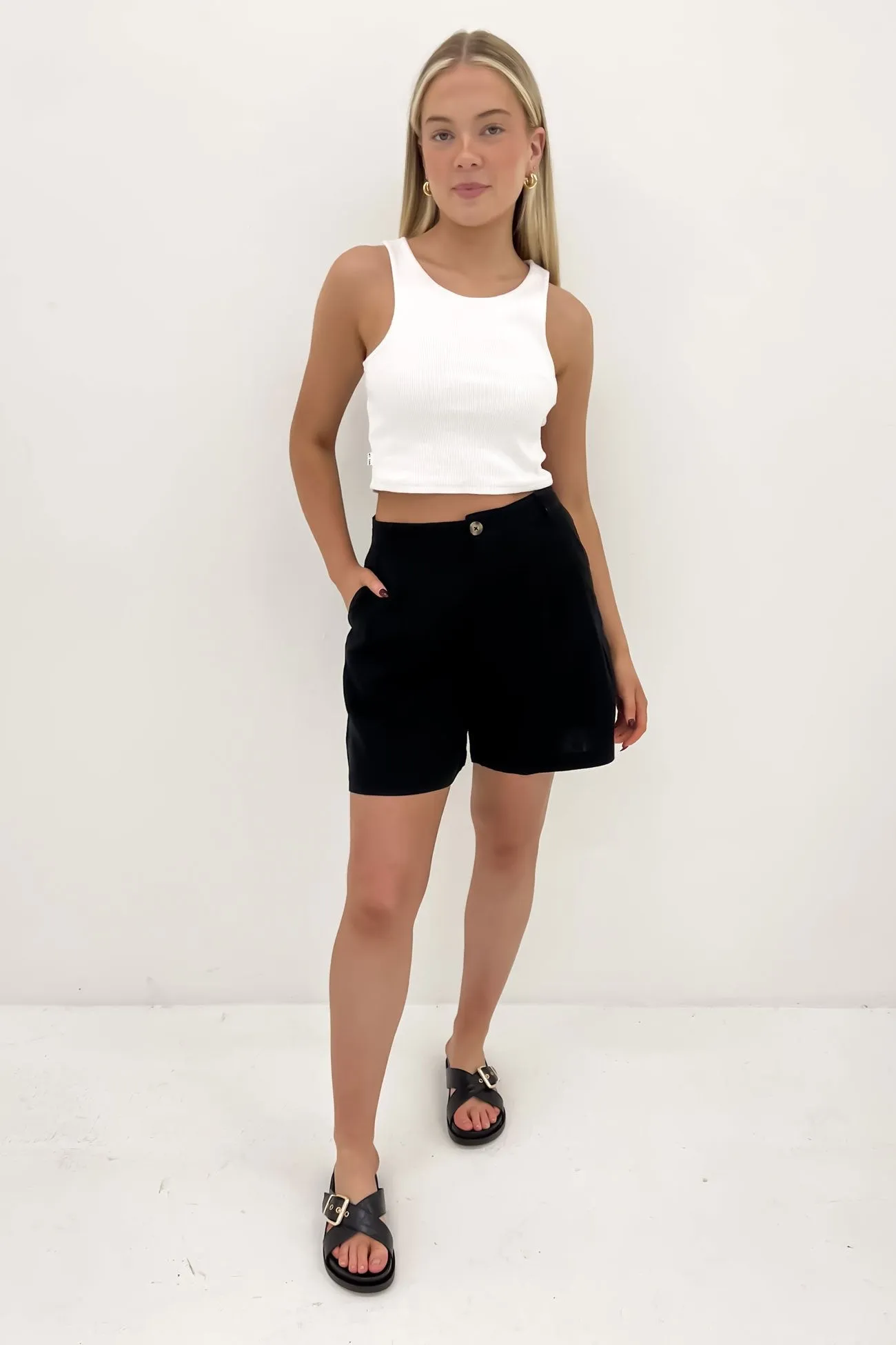 Oakleigh Short Black overalls