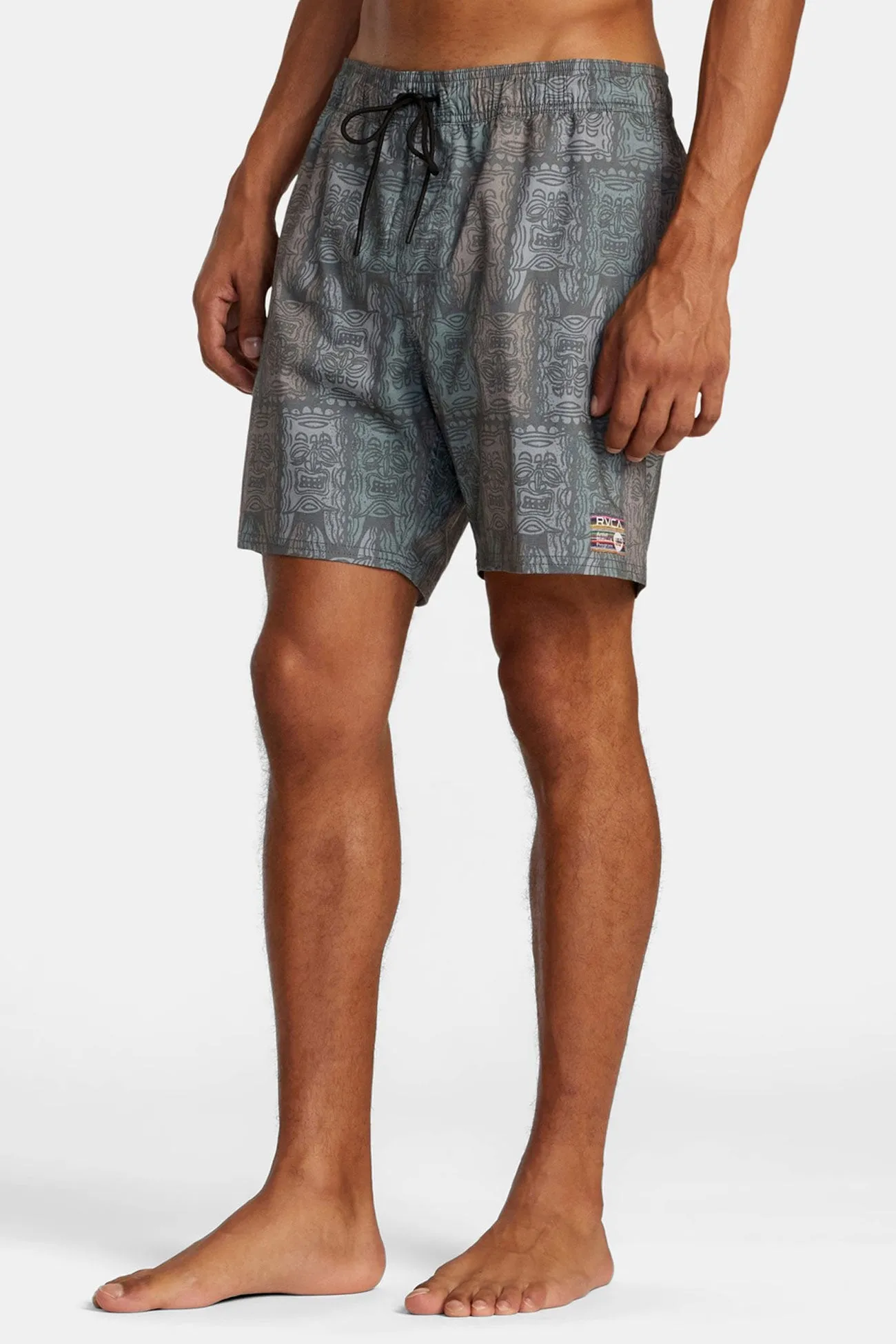 Classic Cut Oblow Tapa Elastic Short Black
