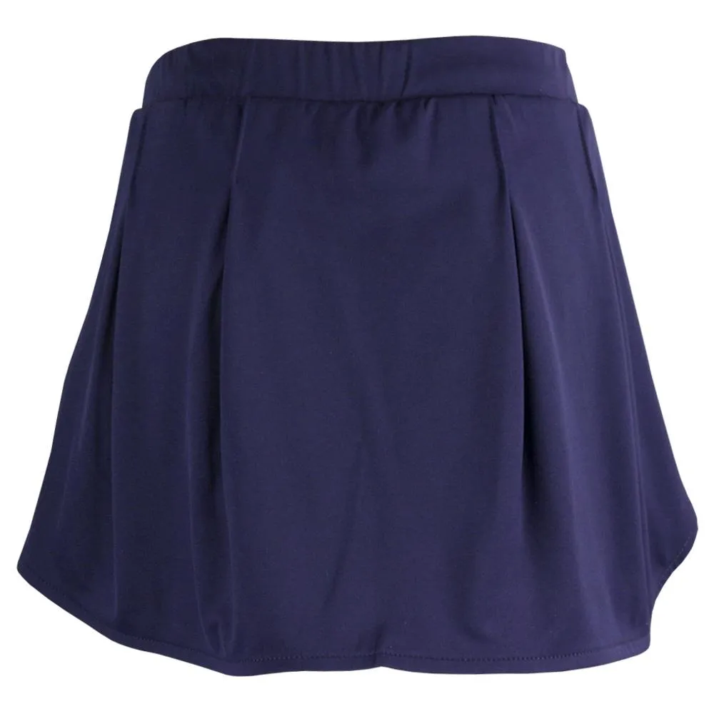 Asics Girls Tennis Skort - Peacoat Luxury Finish Printed Pattern