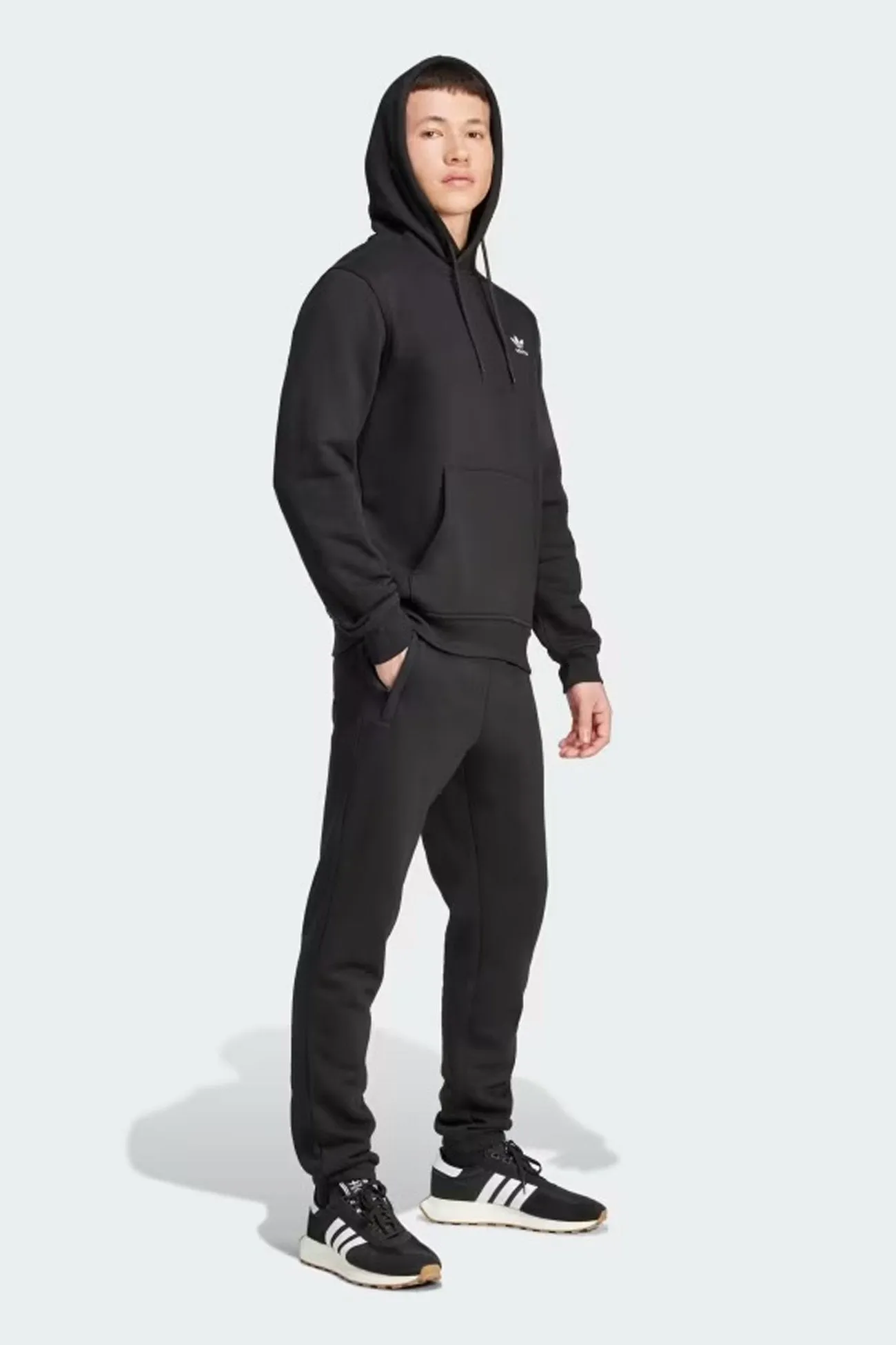 Abrasion Resistant Surface Ultraviolet Protection Essential Hoodie Black