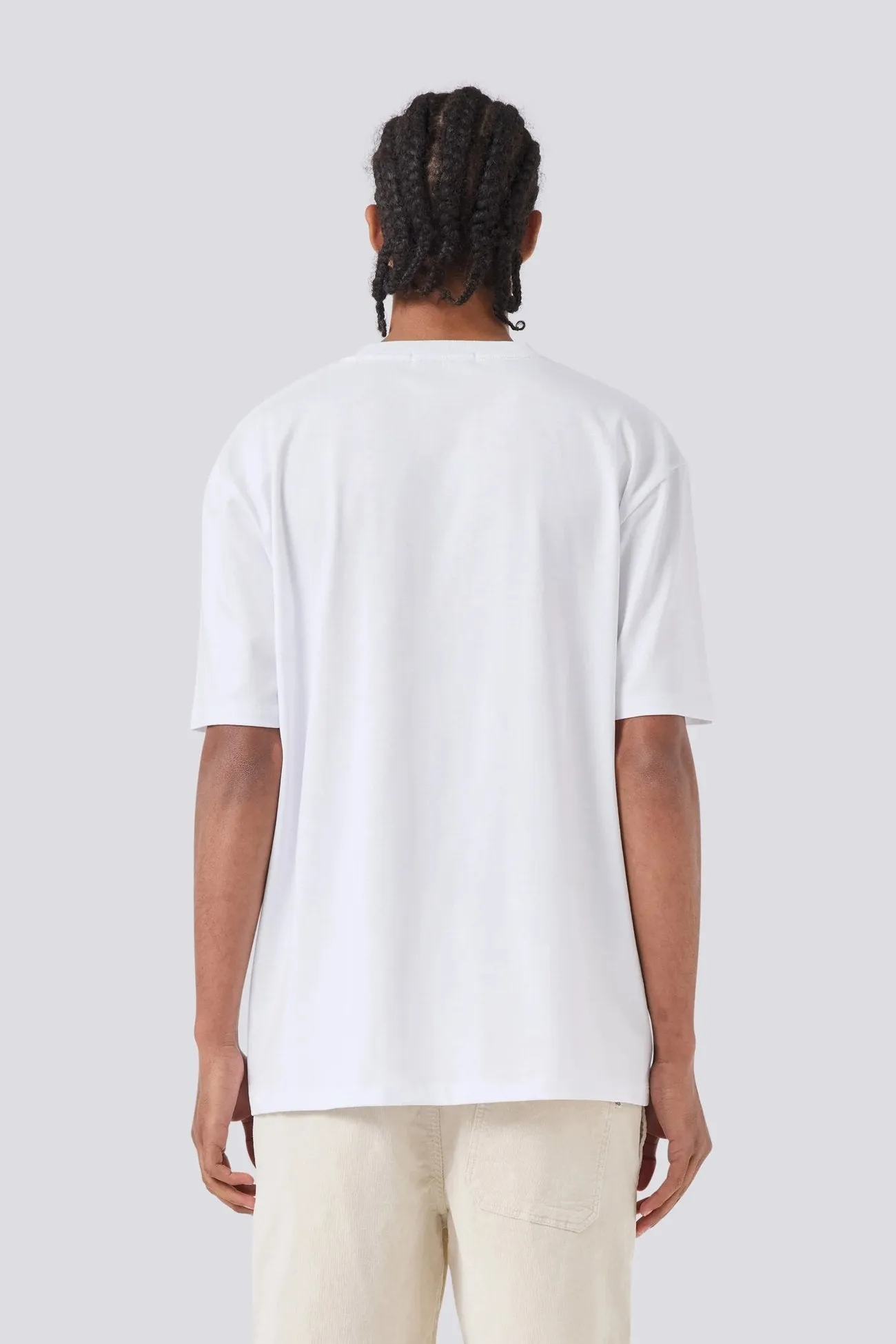 Bold and Comfortable Layered Sleeve OG Tee White