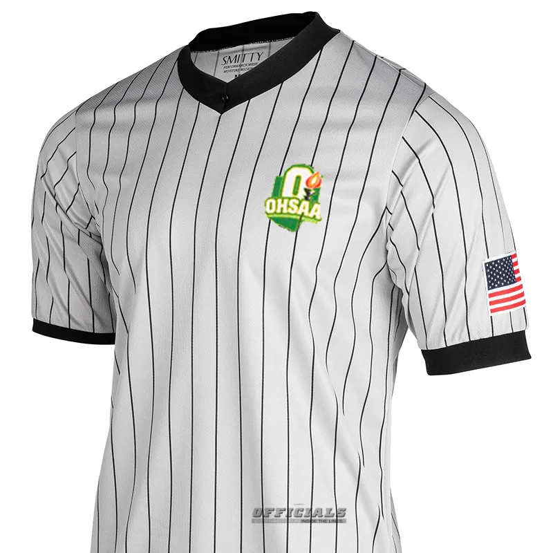 Mountain Retreat fade resistant color OHSAA LOGO Dye Sublimated Grey V-Neck Exclusive Design