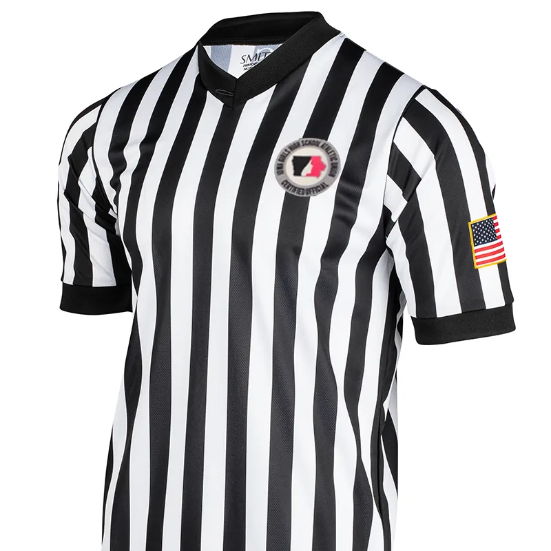Iowa Girls - IGHSAU Dye Sublimated Logo V-Neck Black Tie Optional