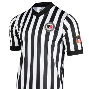 Iowa Girls - IGHSAU Dye Sublimated Logo V-Neck Black Tie Optional