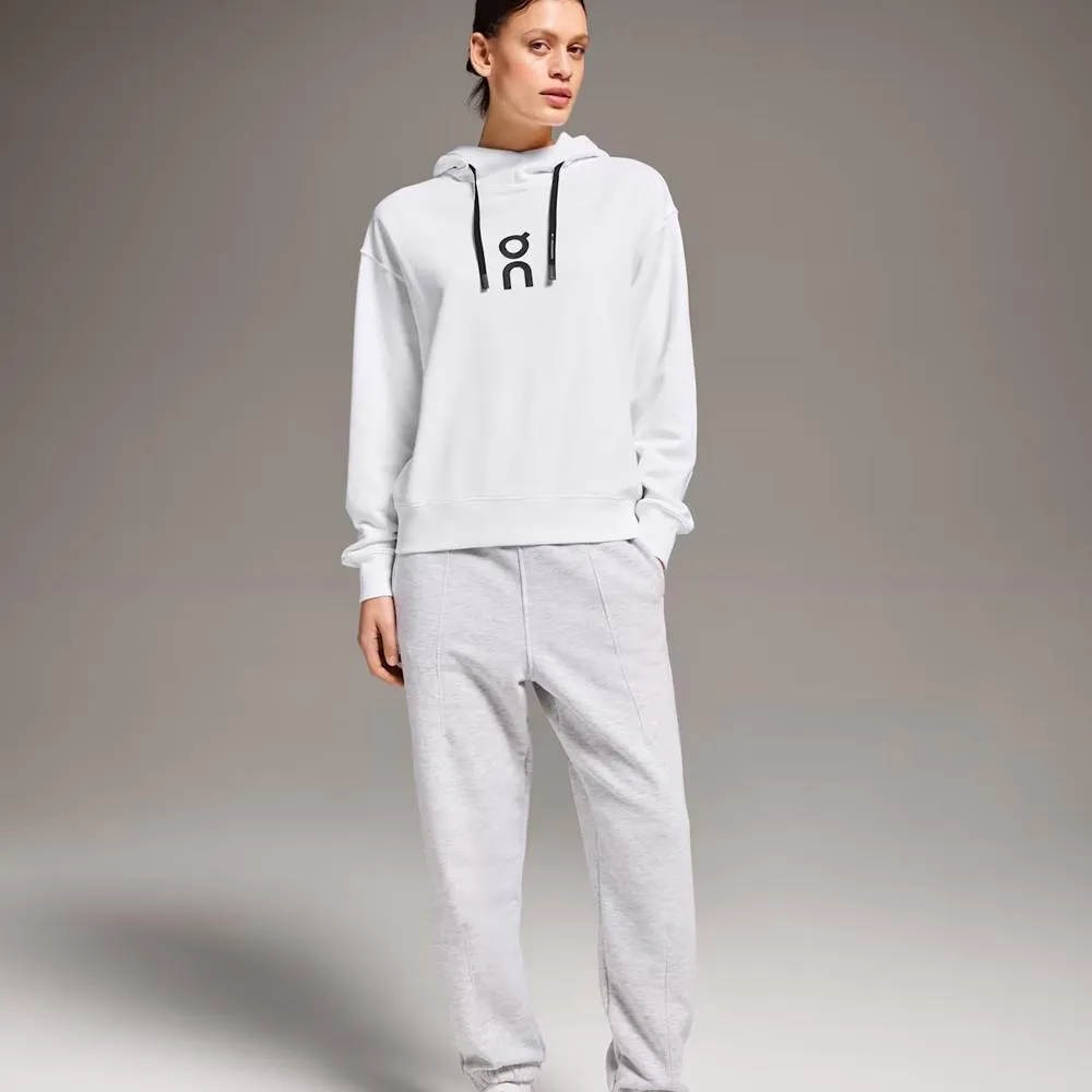 On Women's Club Hoodie - White Well - Made Polished Look Comfortable hem