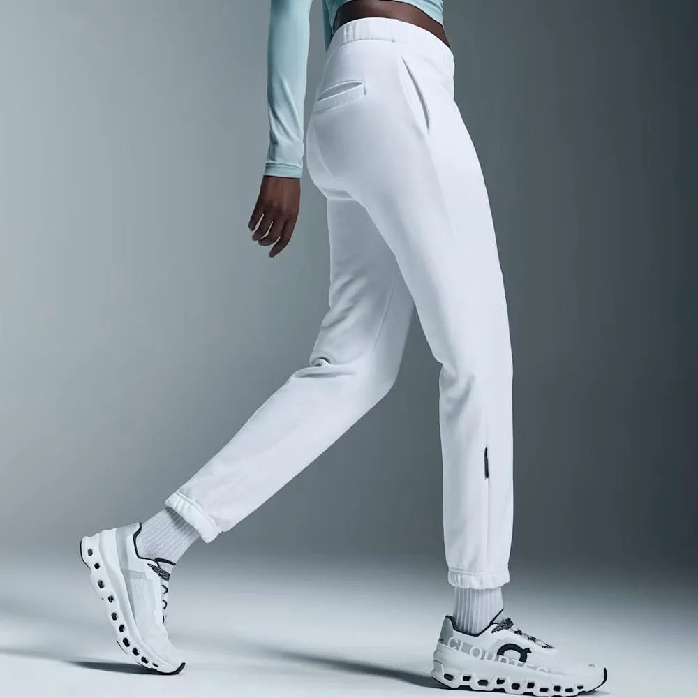 On Women's Club Pant - White Odor Resistant Non Stretchable Anti-Fade
