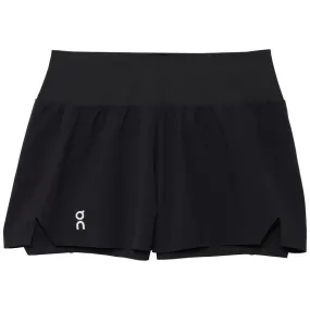 Regular Fit On Women's Court Short - Black Denim