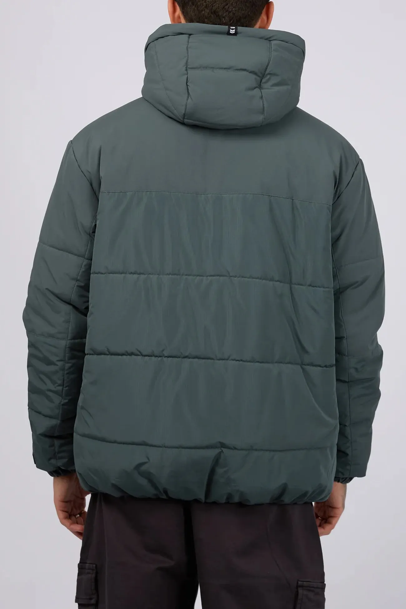 Cuffs Adjust Optima Puffer Jacket Green