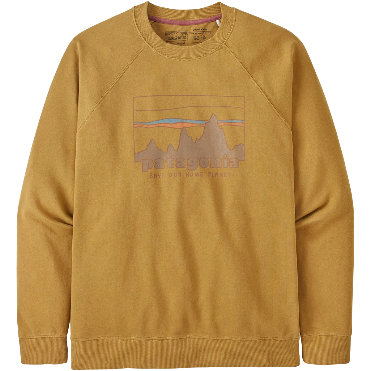 Men's 73 Skyline Organic Cotton Crew Sweater Simple Knit