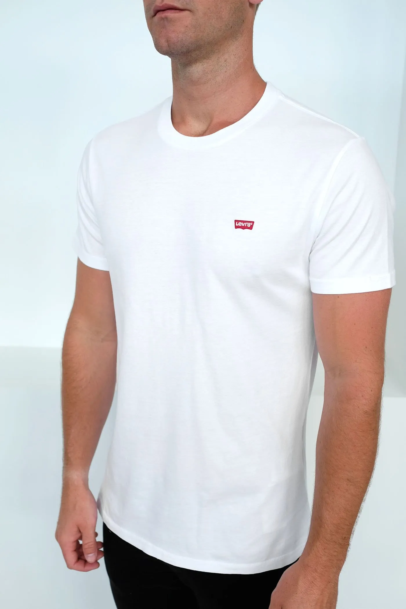 MultiPly Fabric Original Housemark Short Sleeve Tee Patch White