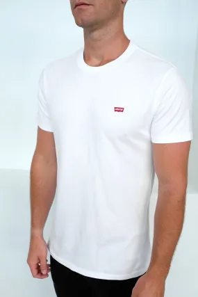 MultiPly Fabric Original Housemark Short Sleeve Tee Patch White